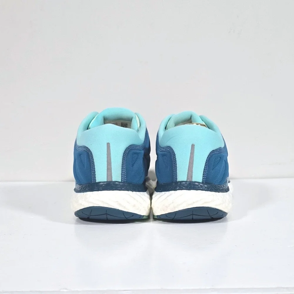 Saucony Hurricane 22 Running Shoes Womens 11.5 Blue Aqua Stability S10545-25